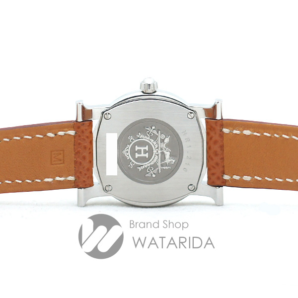 川崎の質屋 渡田質店 エルメス 腕時計 Hウォッチ ロンド HR1.210 SS 白文字盤 □M刻 箱・保付 送料無料 のご紹介です。