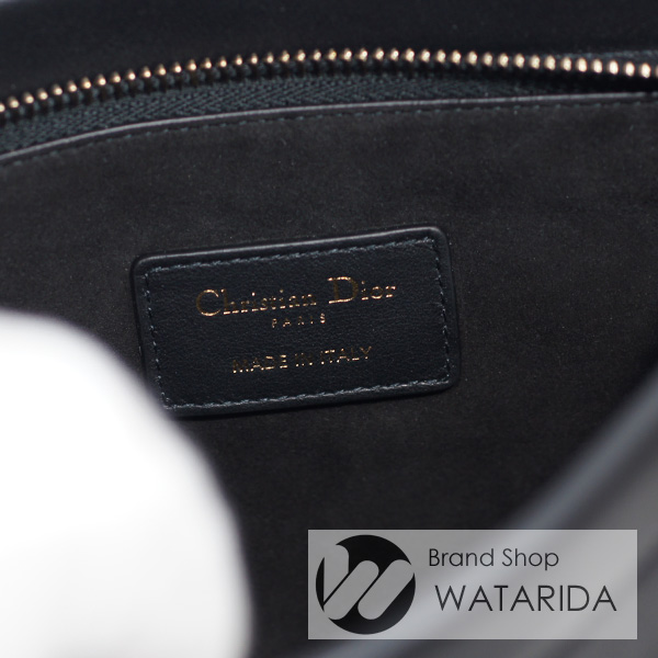 川崎の質屋 渡田質店 ディオール バッグ ストライプ ロゴ クラッチ S5543CDSB ブラック レザー 保存袋・タグ付 未使用品 送料無料 のご紹介です。