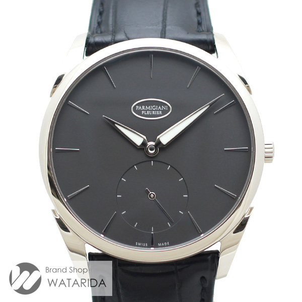 川崎の質屋 渡田質店 パルミジャーニ フルリエ 腕時計 トンダ 1950 PFC267-1200300 Au750 エルメス製 アリゲーターレザー ベルト ブラック 箱・保付 送料無料 のご紹介です。