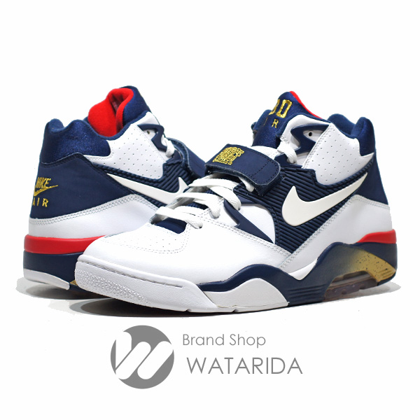 川崎の質屋 ナイキ NIKE スニーカー AIR FORCE 180 310095 100 オリンピック WHITE NAVY 箱付 送料無料 のご紹介です。