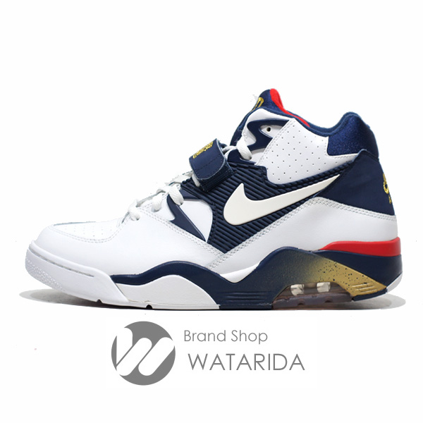 川崎の質屋 ナイキ NIKE スニーカー AIR FORCE 180 310095 100 オリンピック WHITE NAVY 箱付 送料無料 のご紹介です。