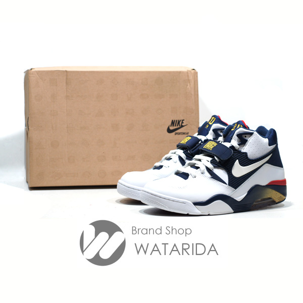 川崎の質屋 ナイキ NIKE スニーカー AIR FORCE 180 310095 100 オリンピック WHITE NAVY 箱付 送料無料 のご紹介です。