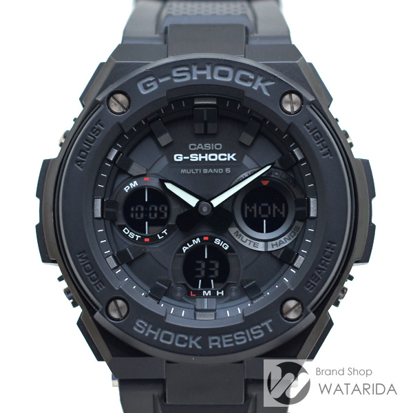 川崎の質屋 渡田質店 カシオ 腕時計 GーSTEEL GST-W100G SS ラバー ブラック 送料無料 のご紹介です。