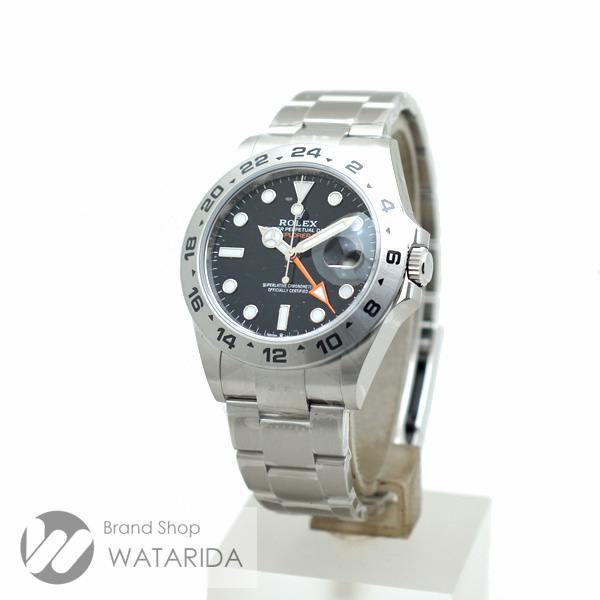 川崎の質屋 ロレックス ROLEX 腕時計 エクスプローラー II 226570 黒文字盤 SS 2021年新作 箱・保付 保護シールなし 未使用品 送料無料 のご紹介です。