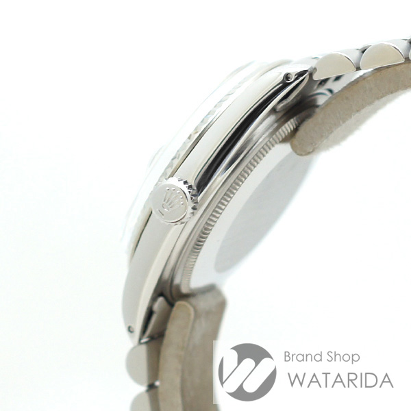 川崎の質屋 渡田質店 ロレックス ROLEX 腕時計 デイトジャスト 16014 7番台 黒文字盤 SS WG 2021年6月OH済 箱・国際サービス保証書付 送料無料 のご紹介です。