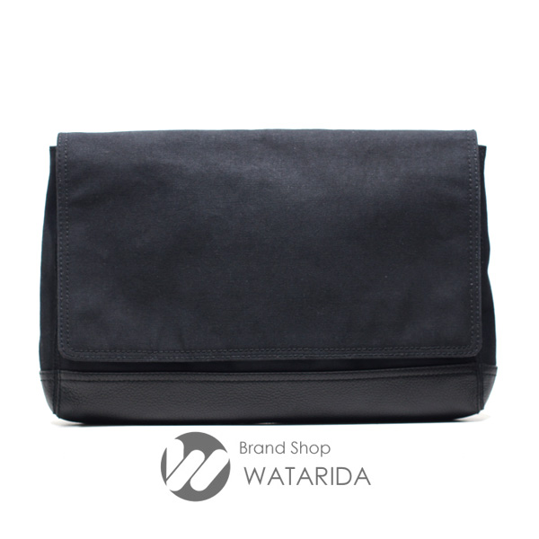 川崎の質屋 渡田質店 バレンシアガ BALENCIAGA キャンバス レザー クラッチバッグ 437367 ブラック 保存袋付 のご紹介です。