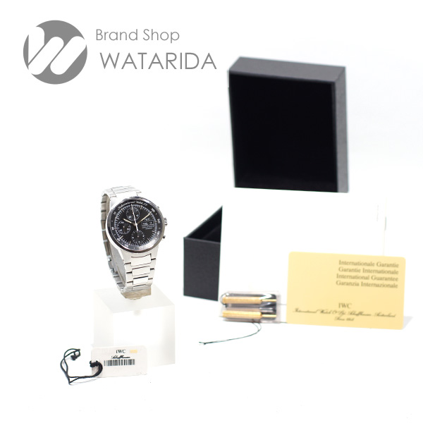 川崎の質屋 IWC 腕時計 GST クロノグラフ IW370708 3707-008 SS 黒文字盤 サカナリューズ 保証書・タグ工具付 送料無料 のご紹介です。