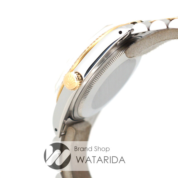 川崎の質屋 渡田質店 ロレックス ROLEX 腕時計 デイトジャスト 16013 8番台 SS YG 白文字盤 箱・保・国際サービス保証書付 送料無料 のご紹介です。