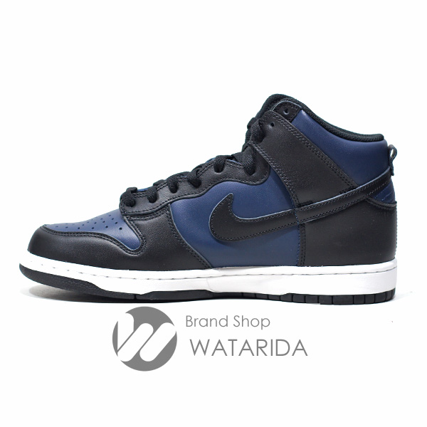 川崎の質屋 ナイキ NIKE フラグメントデザイン スニーカー DUNK HI DJ0383 400 9.5 27.5cm Midnaight Navy 箱・タグ付 未使用品 送料無料 のご紹介です。