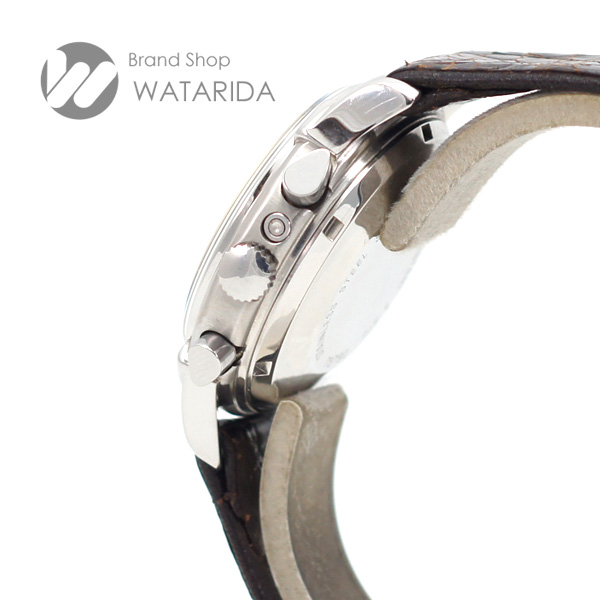 川崎の質屋 渡田質店 オーガスト レイモンド Auguste Raymond 腕時計 ムーンフェイズ クロノグラフ ポインターデイト 78790 SS 社外ベルト 送料無料 のご紹介です。