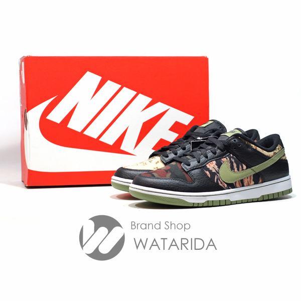 川崎の質屋 渡田質店 ナイキ NIKE スニーカー DUNK LOW SE DH0957 001 27.5cm 9.5 ブラック オイルグリーン 箱・タグ付 未使用品 のご紹介です。