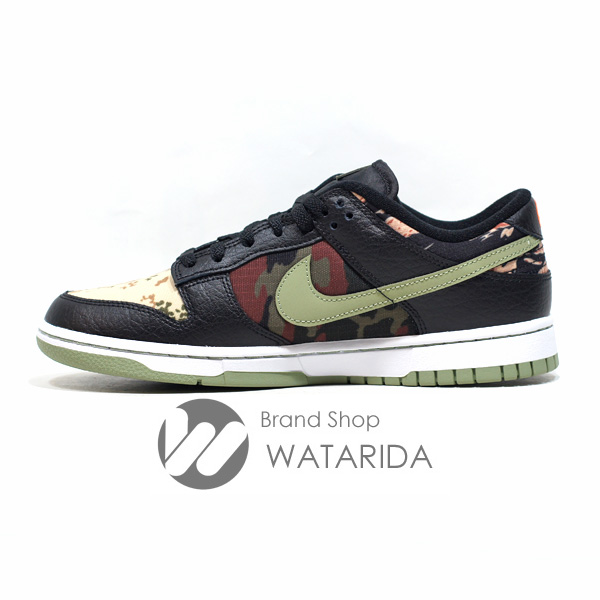 川崎の質屋 渡田質店 ナイキ NIKE スニーカー DUNK LOW SE DH0957 001 27.5cm 9.5 ブラック オイルグリーン 箱・タグ付 未使用品 のご紹介です。