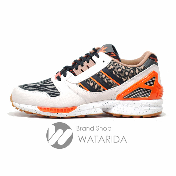 川崎の質屋 渡田質店 アディダス ADIDAS スニーカー ZX8000 FY5246 27cm 9 CRAZY ANIMAL ATMOS 箱・タグ・交換用ヒモ付 未使用品 のご紹介です。