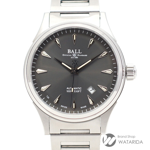 川崎の質屋 ボール ウォッチ BALL 腕時計 ファイアーマン レーサー クラシック NM2288C-SJ-GY SS グレー文字盤 箱・保証書付 送料無料  のご紹介です。