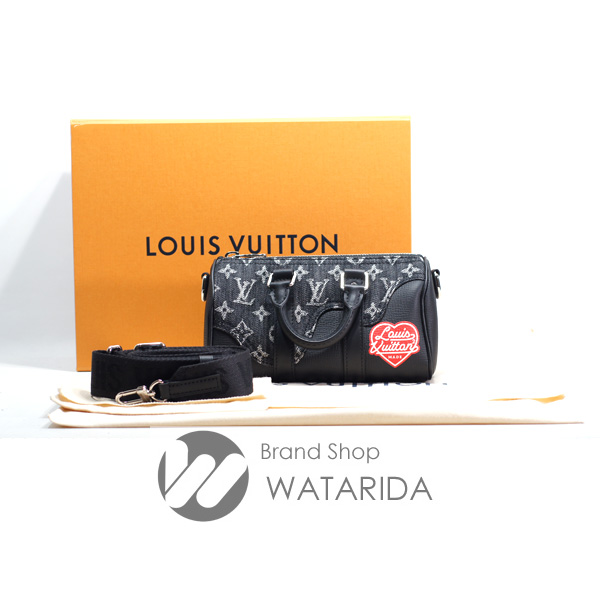 川崎の質屋 渡田質店 ルイヴィトン Louis Vuitton バッグ キーポル XS M81010 LV スクエアード NIGO 箱・袋付 未使用品 送料無料 のご紹介です。