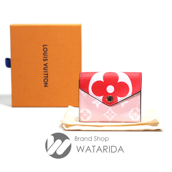 川崎の質屋 渡田質店 ルイヴィトン Louis Vuitton 財布 ポルトフォイユ・ゾエ M67641 ルージュ ピンク ジャイアント・モノグラム 箱・保付 未使用品 送料無料 のご紹介です。