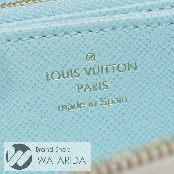 川崎の質屋 渡田質店 ルイヴィトン Louis Vuitton 財布 ジッピー・ウォレット M80360 ブルー バイ・ザ・プール By The Pool 未使用品 箱付 送料無料 のご紹介です。