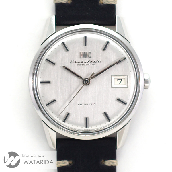 川崎の質屋 渡田質店 IWC 腕時計 オールドインター ラウンドウォッチ R810A Cal.8541 SS 純正尾錠 社外ベルト シルバー文字盤 サカナリューズ 送料無料 のご紹介です。