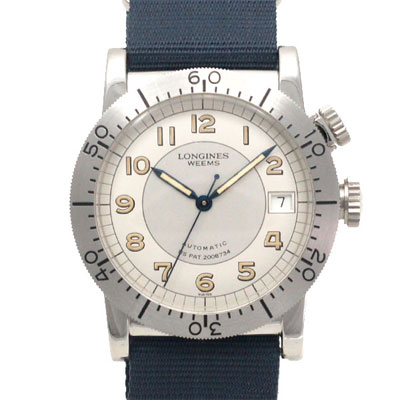 腕時計 LONGINES ロンジン ウィームス L2.623.4 ギョーシェ彫り 裏スケ 自動巻 メンズ ロンジン ウィームス 復刻モデル Ref.L2.606.4 1990年代製