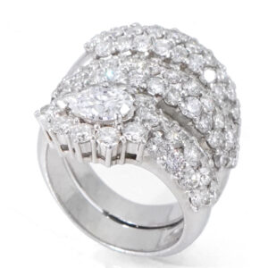 ダイヤモンド プラチナ ファッションリング 指輪 ノンブランドジュエリー 買取実績2