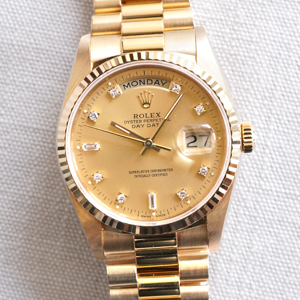 ロレックス 腕時計 デイデイト 36 18238A W番 買取実績
