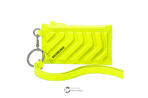 バレンシアガ ネックストラップ 蛍光イエロー バレンシアガ BALENCIAGA