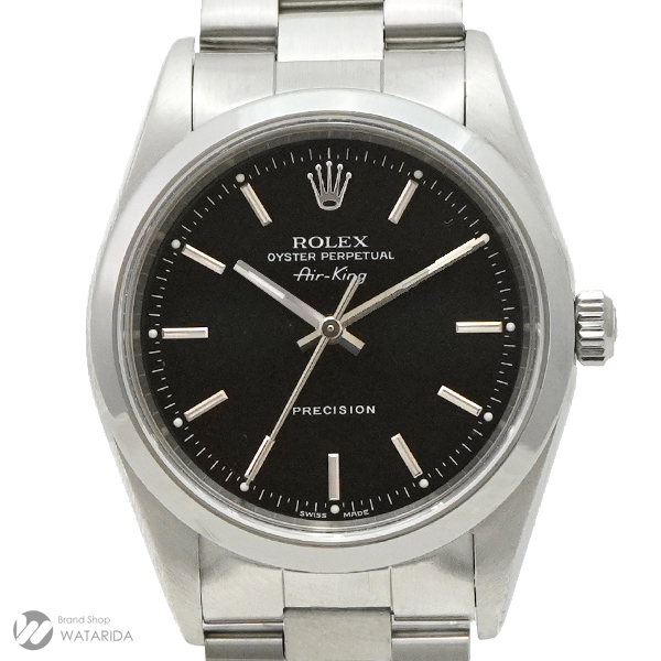 ロレックス ROLEX 時計 エアキング 14000 A番 Cal.3000 黒文字盤