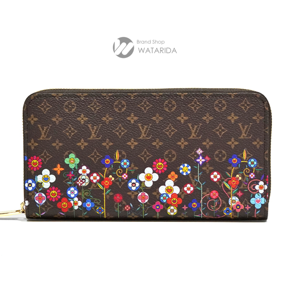 ルイヴィトン 財布 LV x TM ジッピーウォレット M14162 モノグラム 村上隆 日本限定