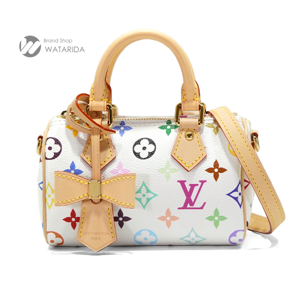 ルイヴィトン バッグ LV x TM ナノ スピーディ M13391 モノグラム マルチカラー