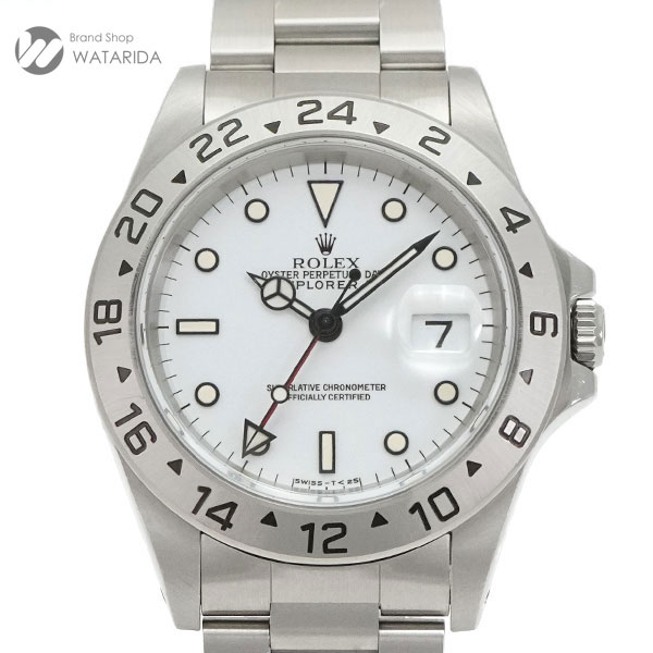 ロレックス エクスプローラー Ⅱ 16570 S番 オールトリチウム シングルバックル